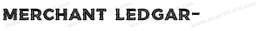 merchant ledgar字体转换